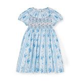Katherine Johnson Dress Antoinette Stripe with Hint of Mischief Hand Smocking