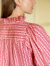 Shelley Blouse Mulberry Trellis with Ruby Two Shoes Hand Smocking Edition 16