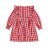 Anna Pavlova Dress Edelweiss Gingham with Precious Heart Hand Smocking