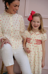 Shelley Blouse Loveheart Cotton Lawn with My Funny Valentine Hand Smocking Edition 21