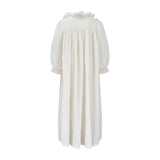 Nightingale Women's Dress Powder Puff Plumetti with Marshmallow Hand Smocking