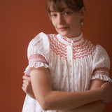 Scholl Blouse Valentine Ditsy with Big Love Hand Smocking Edition 58