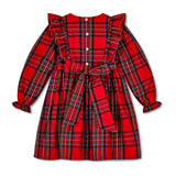 Anna Pavlova Dress Stewart Tartan with Midas’ Touch Hand Smocking