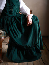 Sullivan Women's Skirt Pine Tree Needlecord with Nordic Sparkle Hand Smocking