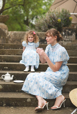 Katherine Johnson Dress Antoinette Stripe with Hint of Mischief Hand Smocking