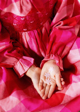 1-2y, 2-3y, 3-4y Katherine Johnson Dress Great Gingham with Crimson Bows Hand Smocking