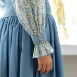 Scholl Blouse with Land and Sea Hand Smocking made with Liberty Poppies and Daisies Edition 50