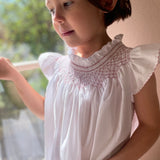 1-2y Ada Lovelace Night Dress with Kir Royale Hand Smocking