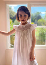 1-2y Ada Lovelace Night Dress with Kir Royale Hand Smocking