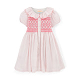 2-3y Elizabeth Blackwell Dress Dolls House Stripe with Barbilicious Hand Smocking