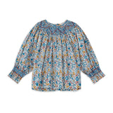 1-2 & 2-3y Joan of Arc Blouse with Russet Nights Hand Smocking made with Liberty D’anjo