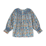 1-2 & 2-3y Joan of Arc Blouse with Russet Nights Hand Smocking made with Liberty D’anjo