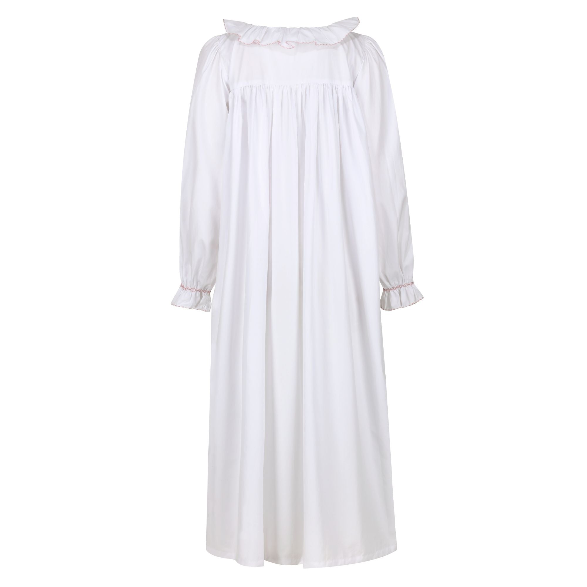 Mother Teresa Women's Nursing & Maternity Dress Long Sleeves with Mermaid Tail Kir Royale Hand Smocking