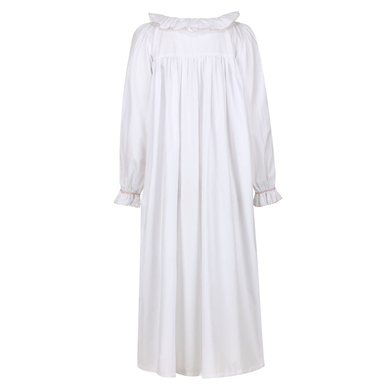 Mother Teresa Women's Nursing & Maternity Dress Long Sleeves with Mermaid Tail Kir Royale Hand Smocking