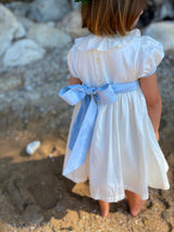 Diana Special Occasion Dress with Forget Me Not Hand Smocking