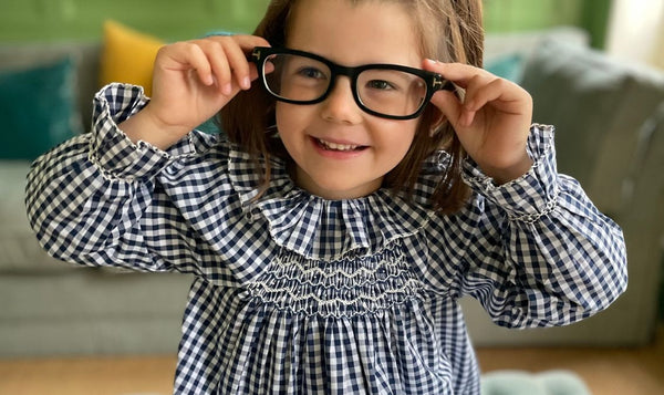 Back to School in Oh-So-Studious Squares and Stripes Smock Style!