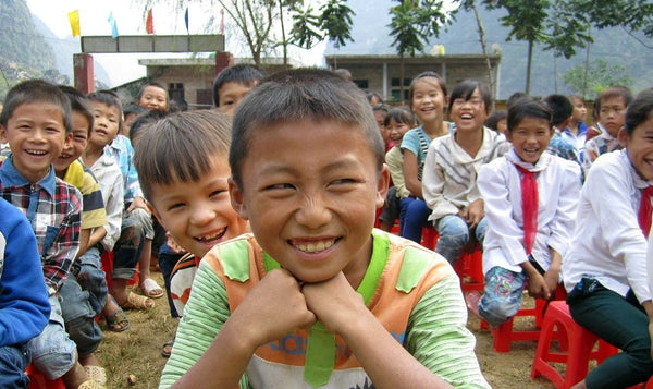 We are donating to street children in Vietnam with the Blue Dragon Children's Charity