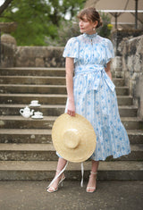 Colette Dress Antoinette Stripe with a Hint of Mischief Hand Smocking