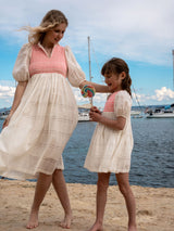 Margaret Graham Dress Organza Clouds with Barbilicious Hand Smocking