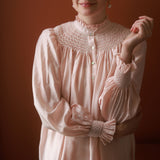 Scholl Blouse Angel’s Whisper Silk Cotton with Milk Hand Smocking Edition 49
