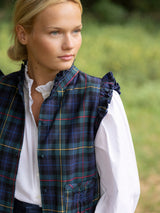 C J Walker Waistcoat Mclaren Tartan with Loch Ness Hand Smocking Edition 6
