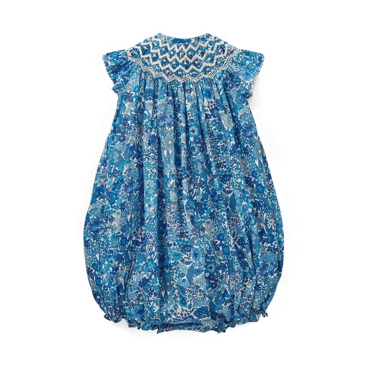 Coco Romper Horses Hand Smocking made Liberty Margaret Annie Azure