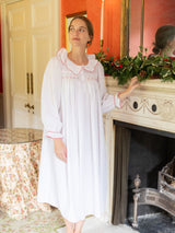 Nightingale Women's Dress Moonstone with Candy Cane Hand Smocking