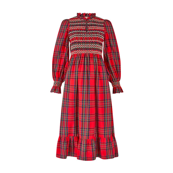 Emmeline Pankhurst Women's Dress Stewart Tartan with Midas’ Touch Hand