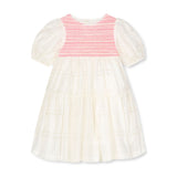 Margaret Graham Dress Organza Clouds with Barbilicious Hand Smocking