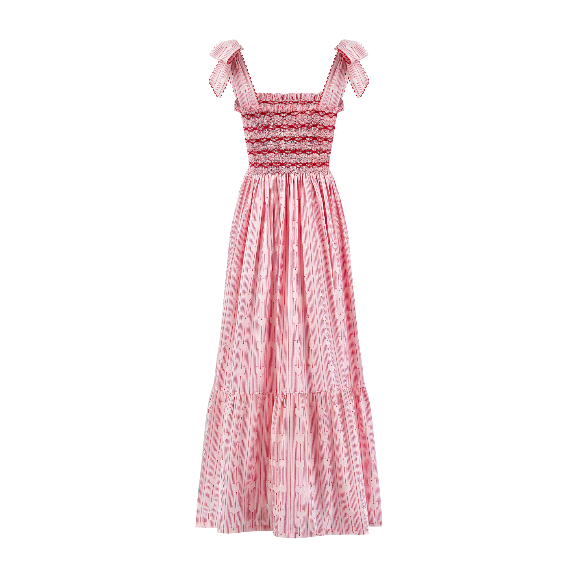 Grace Hopper Dress Love Heart Weave with I Heart You Hand Smocking