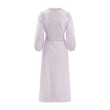 Junko Tabei Dress Lavender Haze with Lemon Sprinkles Hand Smocking