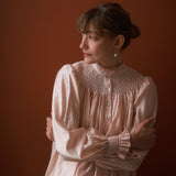 Scholl Blouse Angel’s Whisper Silk Cotton with Milk Hand Smocking Edition 49