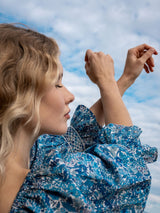 Josefine Butler Dress with Cowslip Hand Smocking made with Liberty Margaret Annie