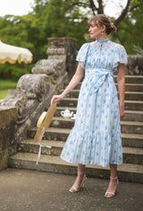 Colette Dress Antoinette Stripe with a Hint of Mischief Hand Smocking