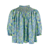 Cleopatra Blouse with Rhubarb and Custard Hand Smocking Made With Liberty Margaret Annie Neon Edition 22