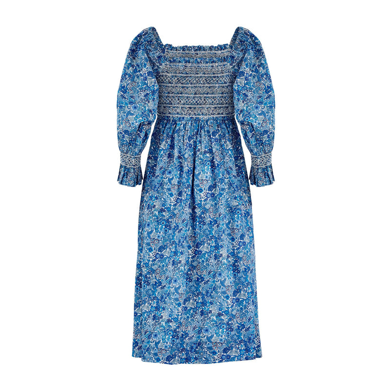 Josefine Butler Dress with Cowslip Hand Smocking made with Liberty Margaret Annie