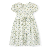 Katherine Johnson Dress Brunnera Blooms with Forget Me Not Hand Smocking