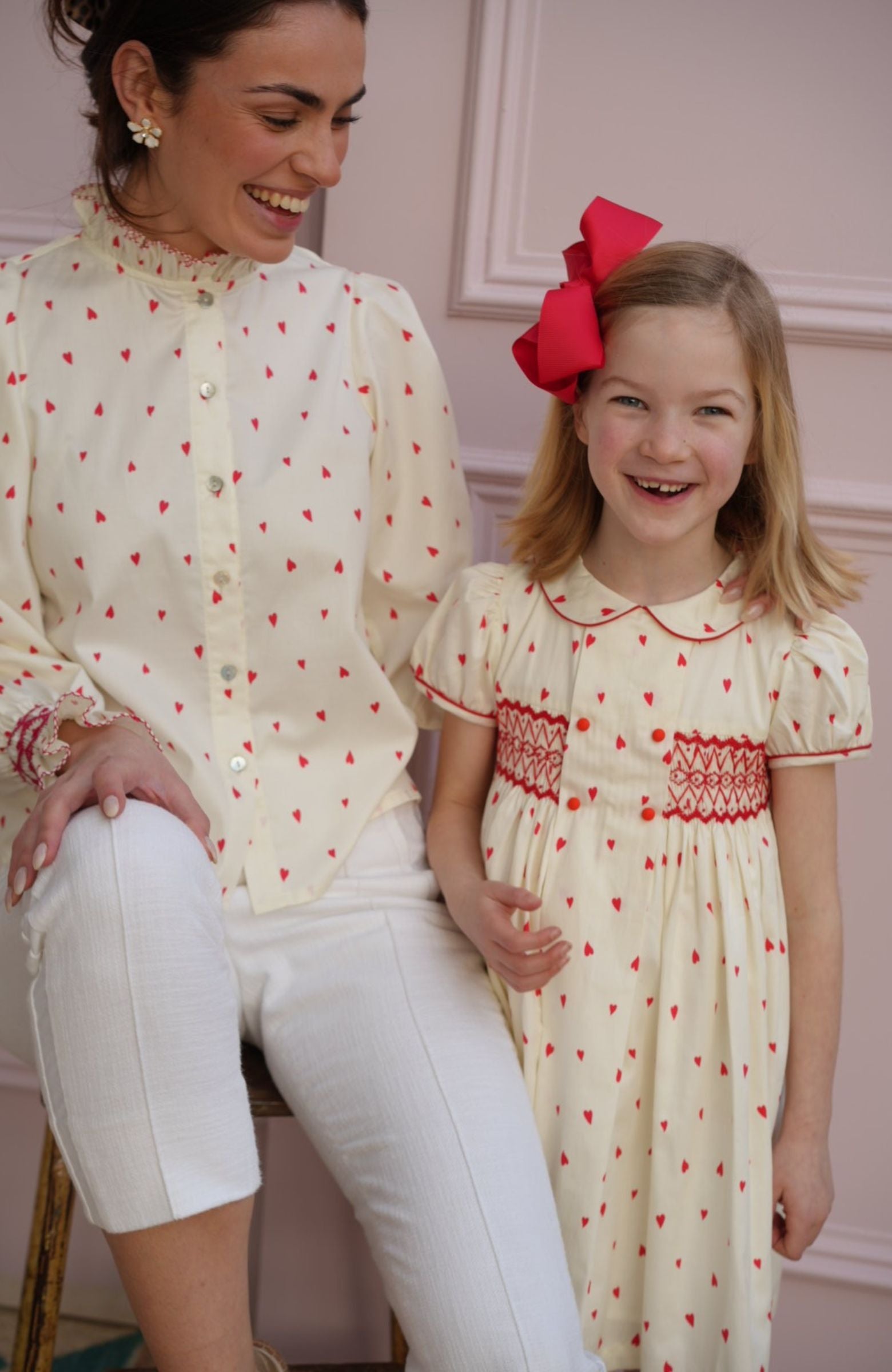 Shelley Blouse Loveheart Cotton Lawn with My Funny Valentine Hand Smocking Edition 22