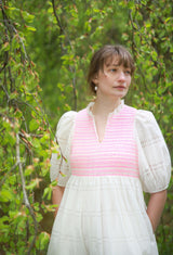Margaret Graham Women's Dress Organza Clouds with Barbilicious Hand Smocking