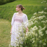 Josefine Butler Dress Bonne Maman Cotton with Cherry Bakewell Hand Smocking