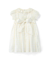 Katherine Johnson Dress Pastel Plumetti with Baby Blue Hand Smocking