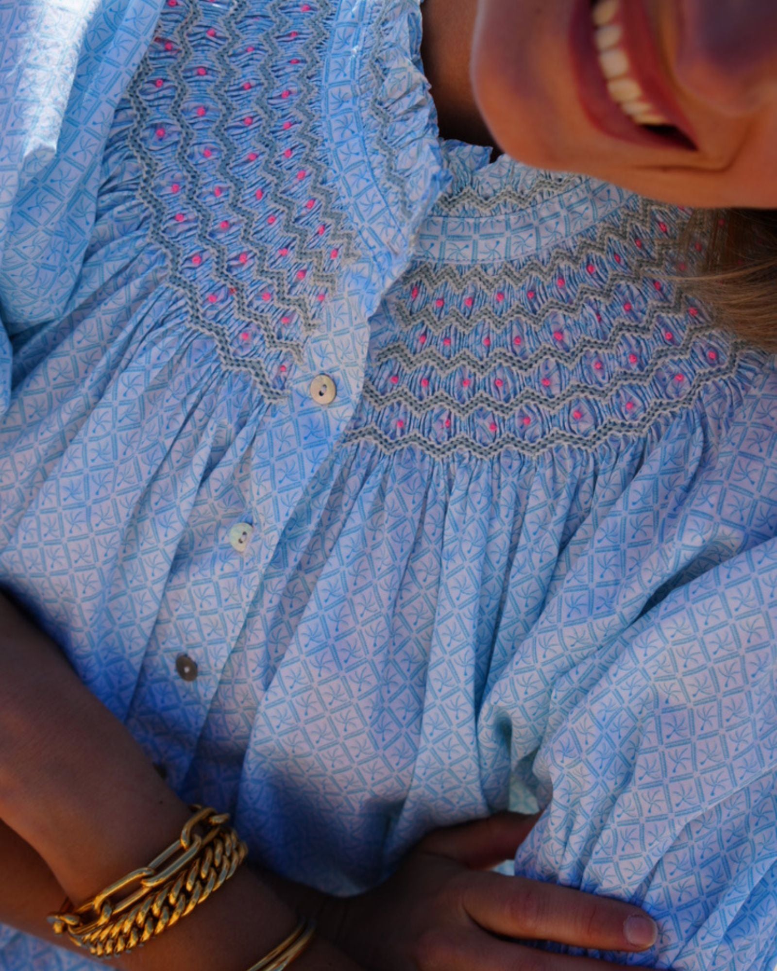 Scholl Blouse Tangier Trellis with Oasis Hand Smocking Edition 73