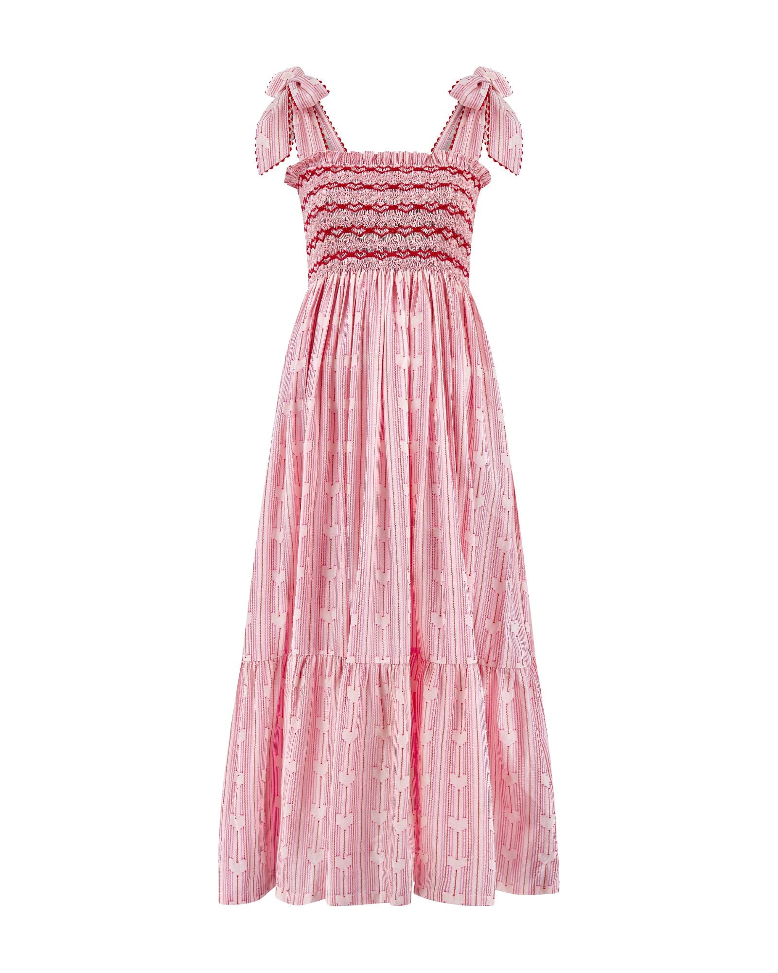 Grace Hopper Dress Love Heart Weave with I Heart You Hand Smocking