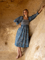 Josefine Butler Dress with Cowslip Hand Smocking made with Liberty Margaret Annie