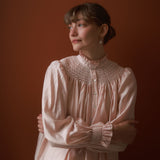 Scholl Blouse Angel’s Whisper Silk Cotton with Milk Hand Smocking Edition 49