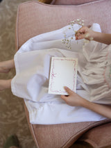 Memo Press x Smock London Girls Nightingale Dress with Climbing Rose Hand Smocking