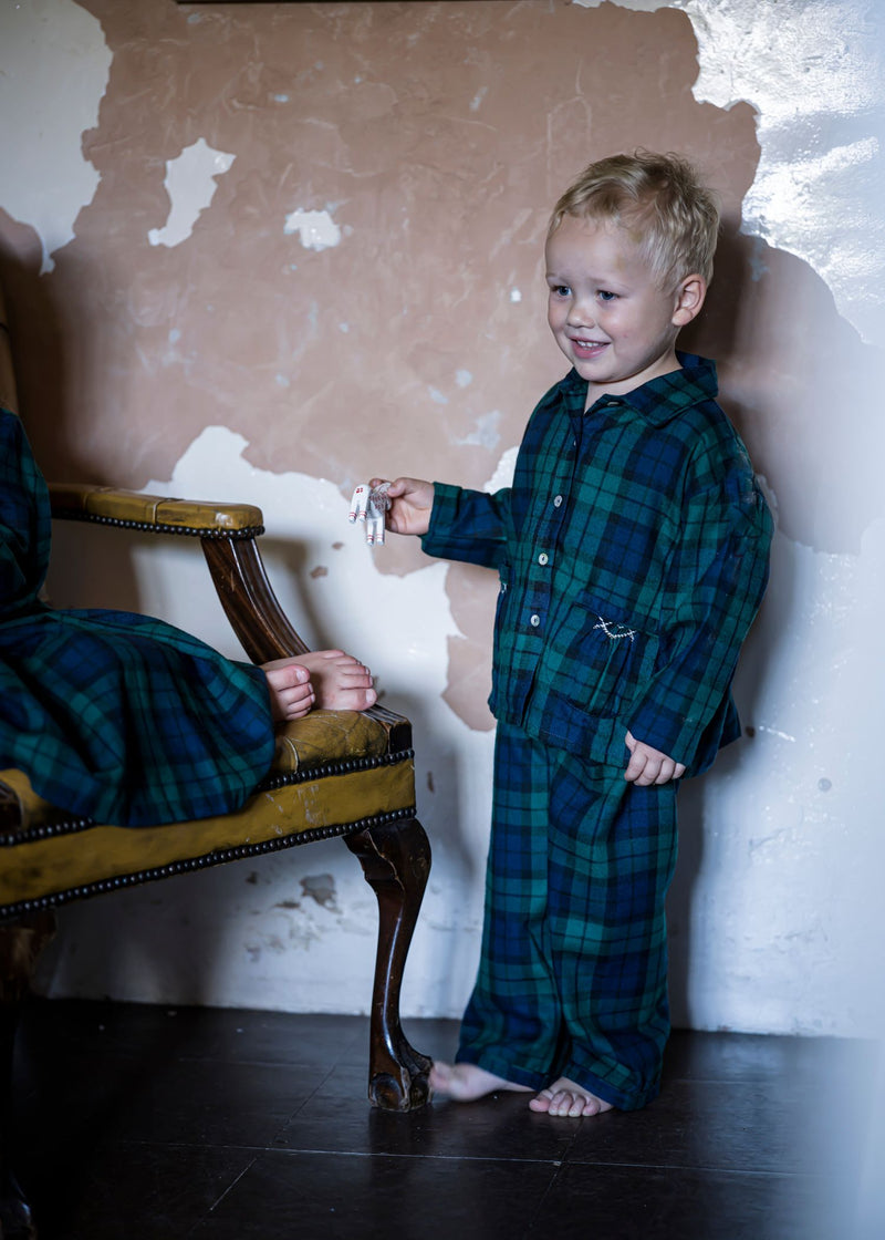 Black watch tartan pajamas online