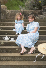 Katherine Johnson Dress Antoinette Stripe with Hint of Mischief Hand Smocking