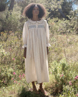 Nightingale Women's Dress Forget-me-not Ditsy with Daydreams Hand Smocking