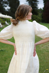 Margaret Graham Women's Dress Organza Clouds with Barbilicious Hand Smocking